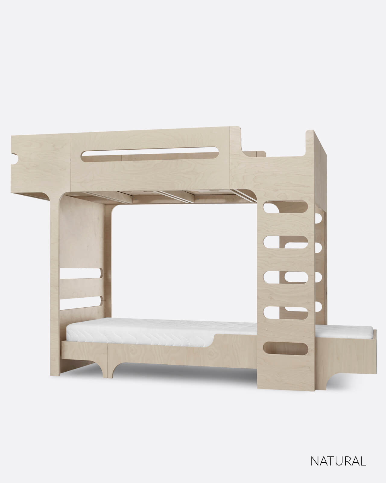 F A75 Bunk Bed For 2 Children, Wooden Bunk Bed Connectors