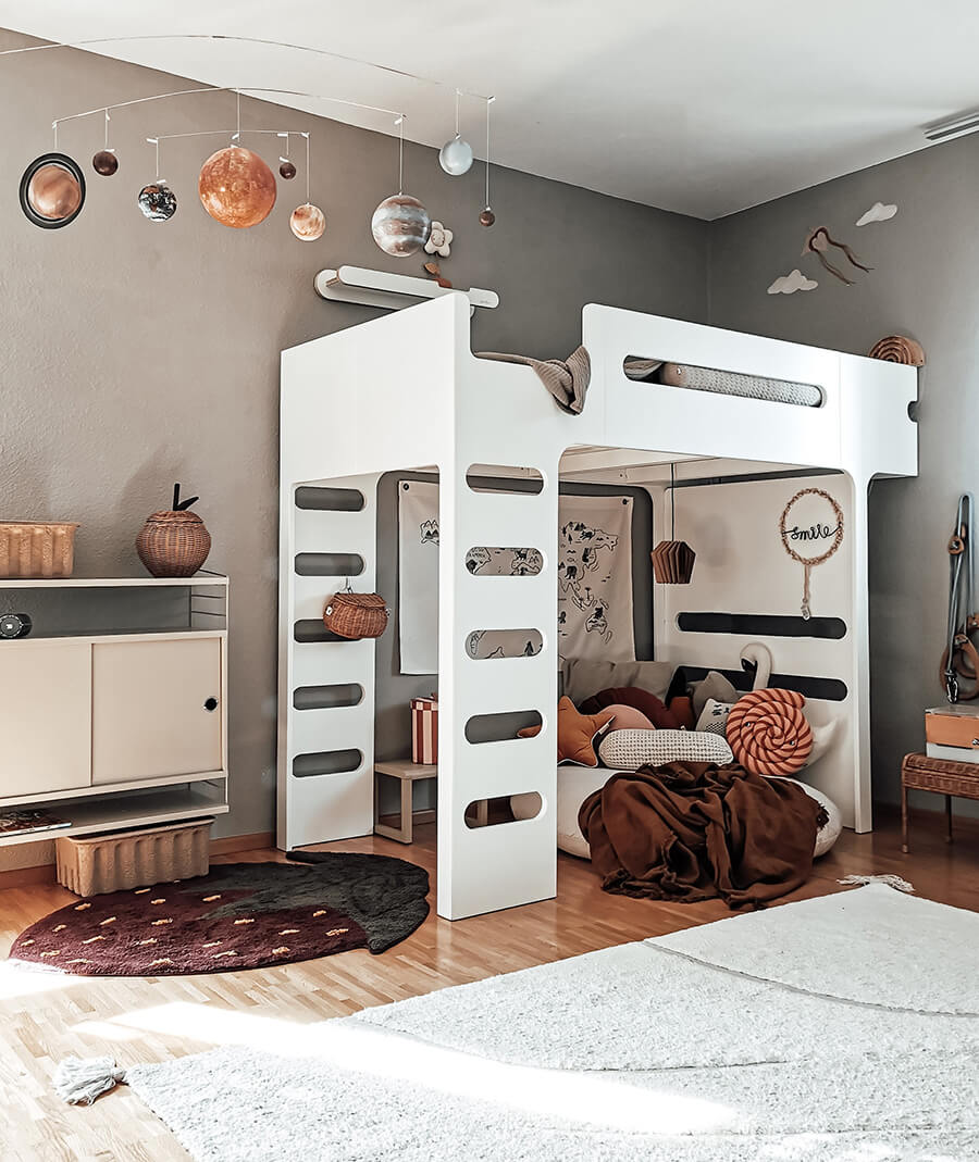 Cozy Corner Under F Bunk Bed Created By, Bunk Bed With Area Underneath