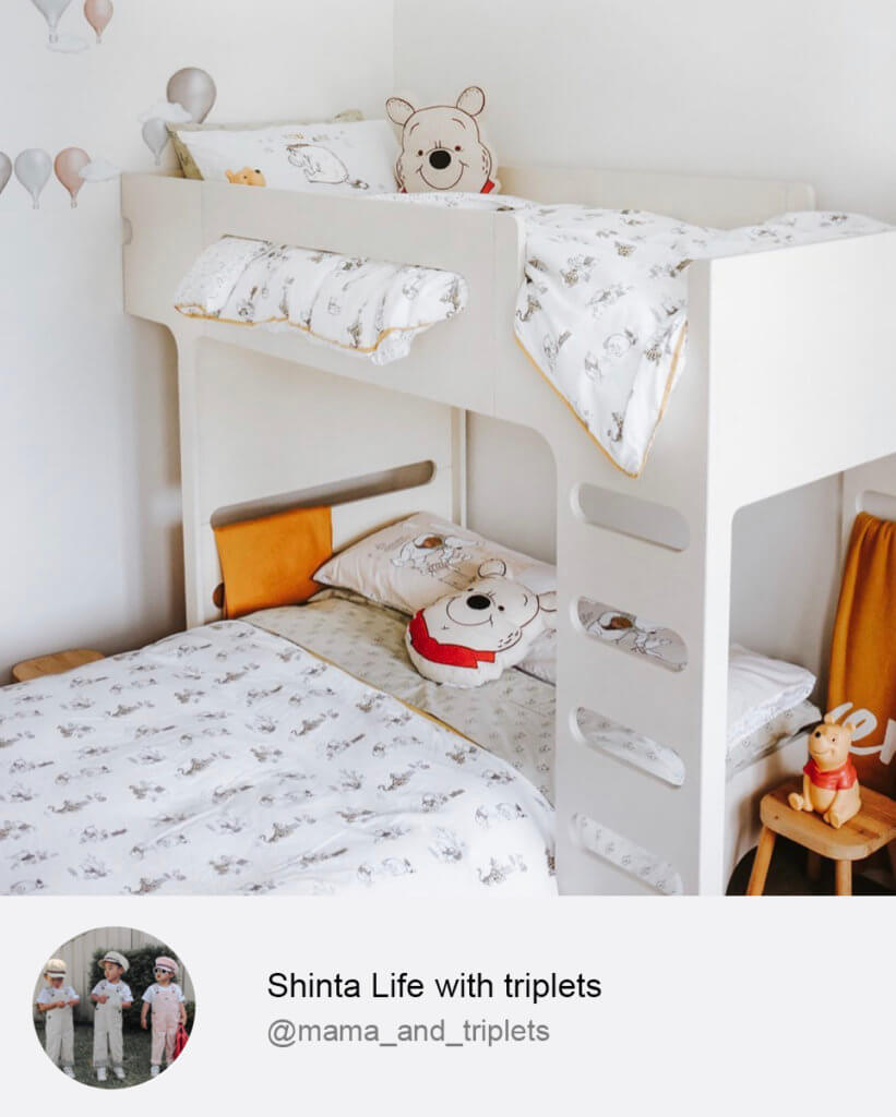F A120 Bunk Bed For 2 Children, Bunk Beds For Triplets